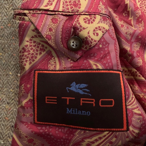 Etro Men's Wool Blazer - Picture 6 of 12